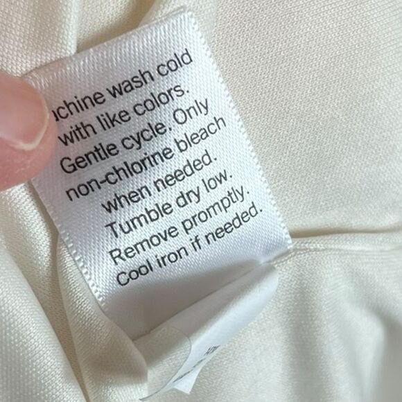 Nine West Elegant Halter Neck Cream Fabric Dress, Size M, NWT - Picture 10 of 10